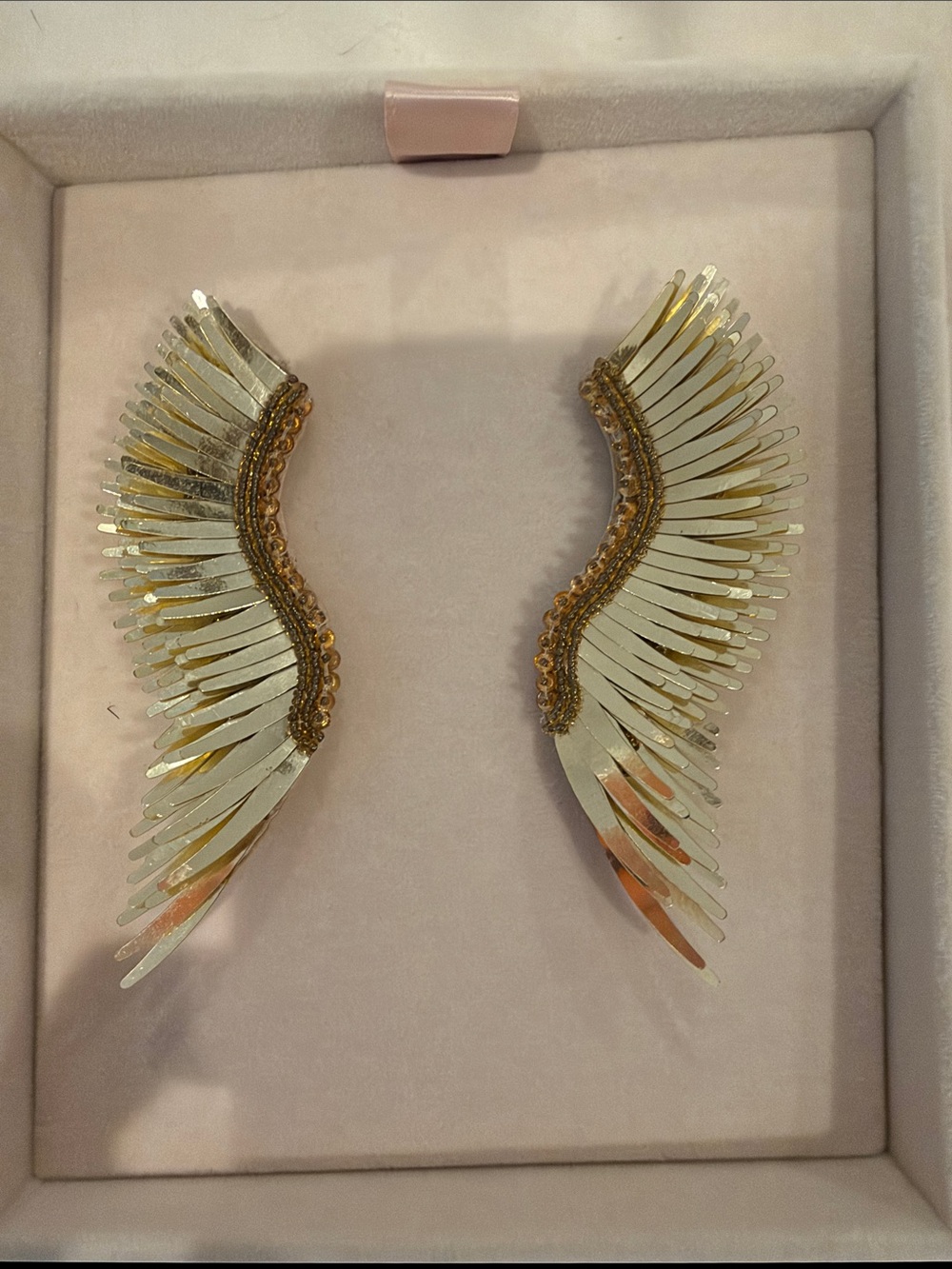 Mignonne Gavigan Gold Wing Ear Climbers